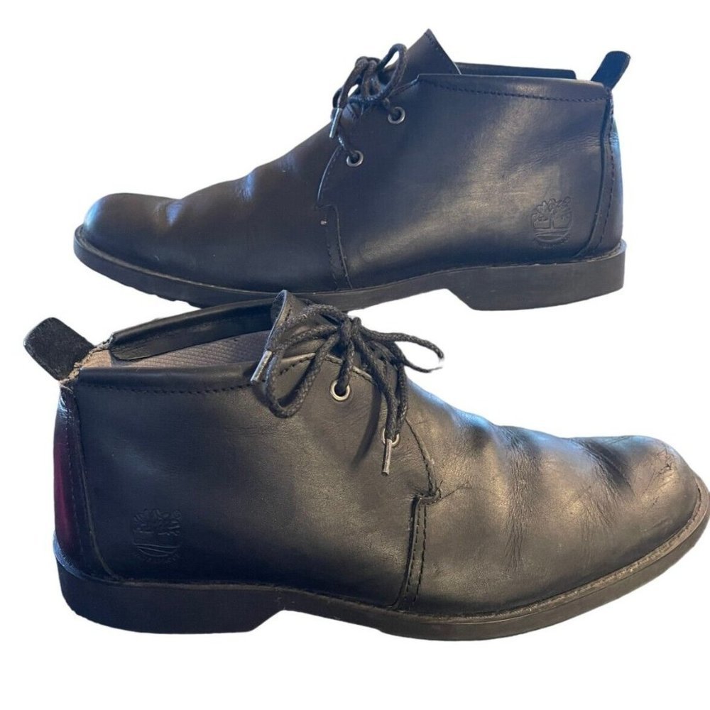 Timberland Earthkeepers 5922R Men Black Ankle Chukka Lace Up Boots Size …